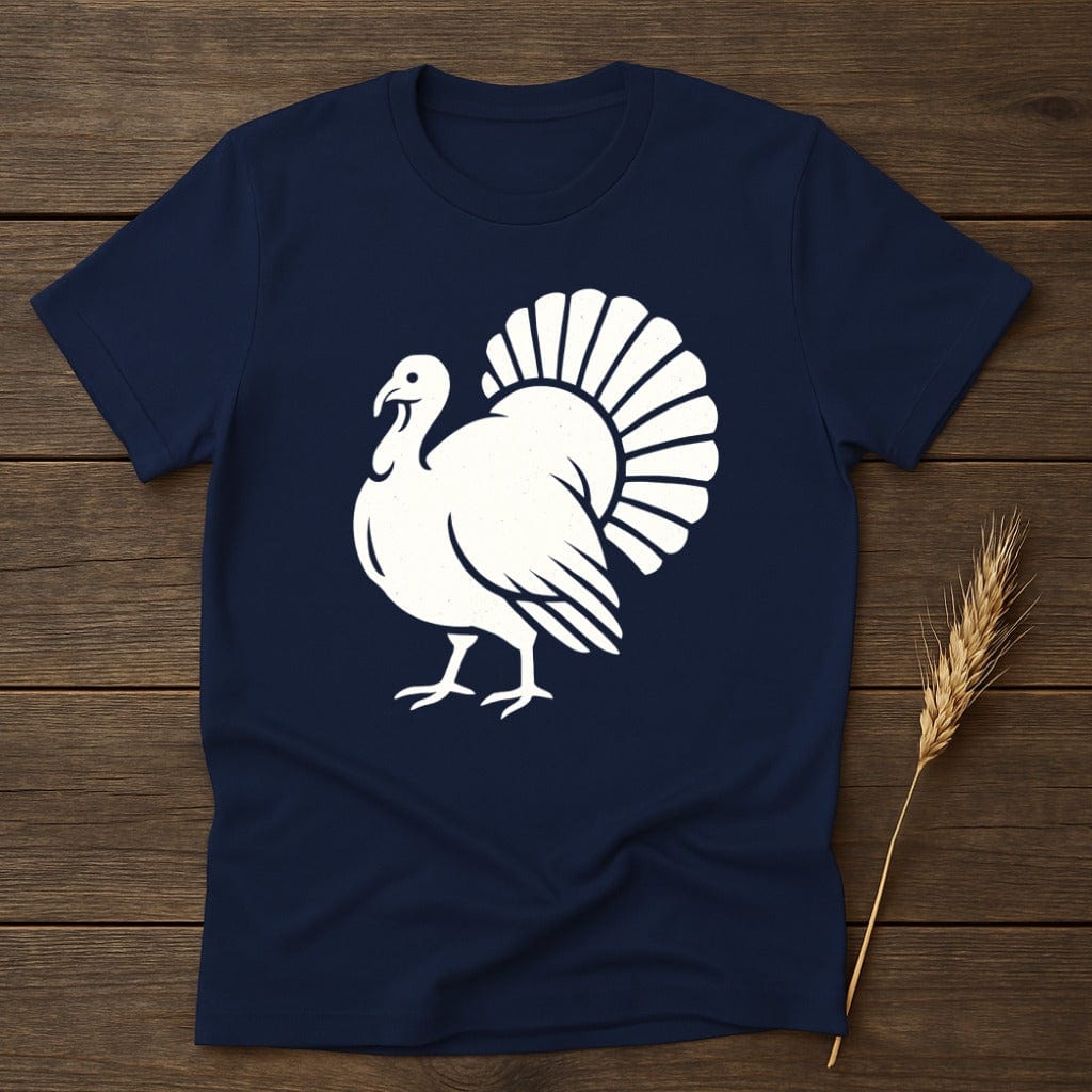 MyDesigns Silhouette Shirt S / Navy Turkey T-Shirt