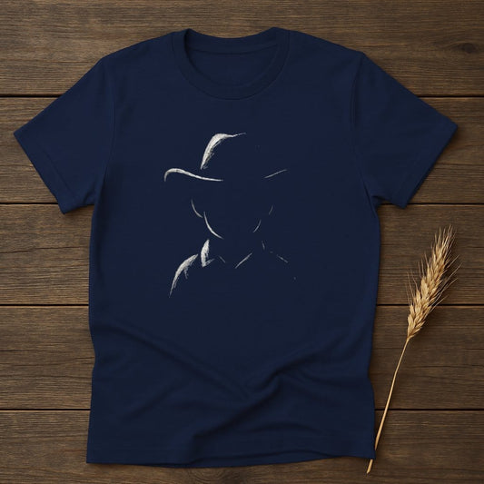 MyDesigns Silhouette Shirt S / Navy Young Cowboy T-Shirts