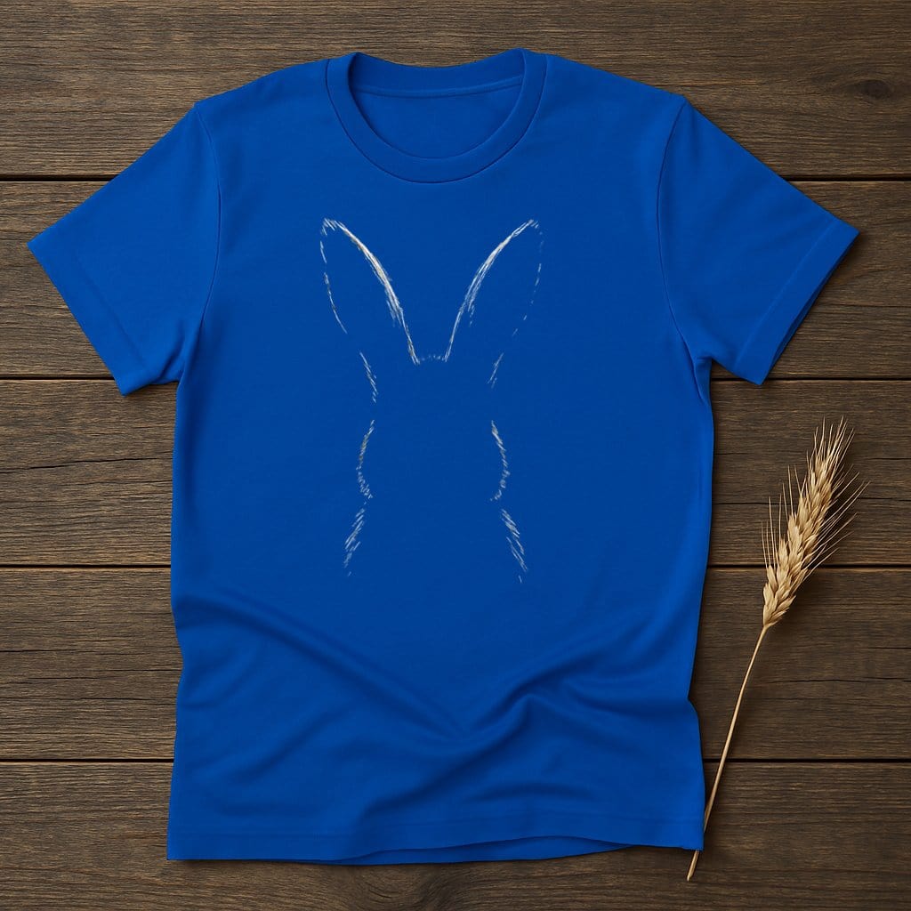 MyDesigns Silhouette Shirt S / Royal Bunny T-Shirts
