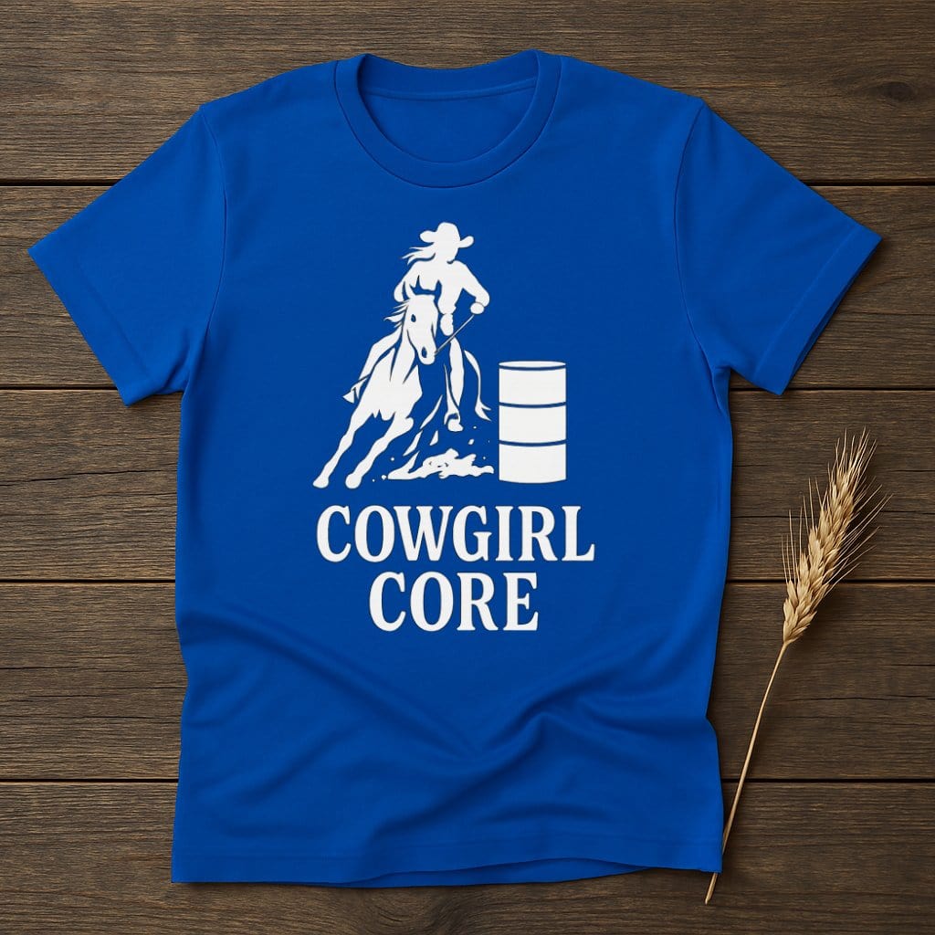MyDesigns Silhouette Shirt S / Royal Cowgirl Core T-Shirts