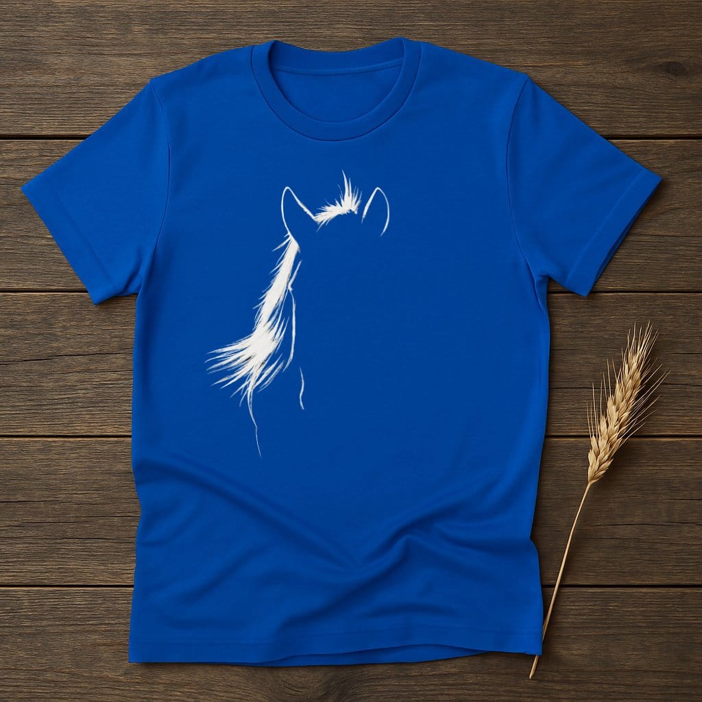 MyDesigns Silhouette Shirt S / Royal Horse Face T-Shirts