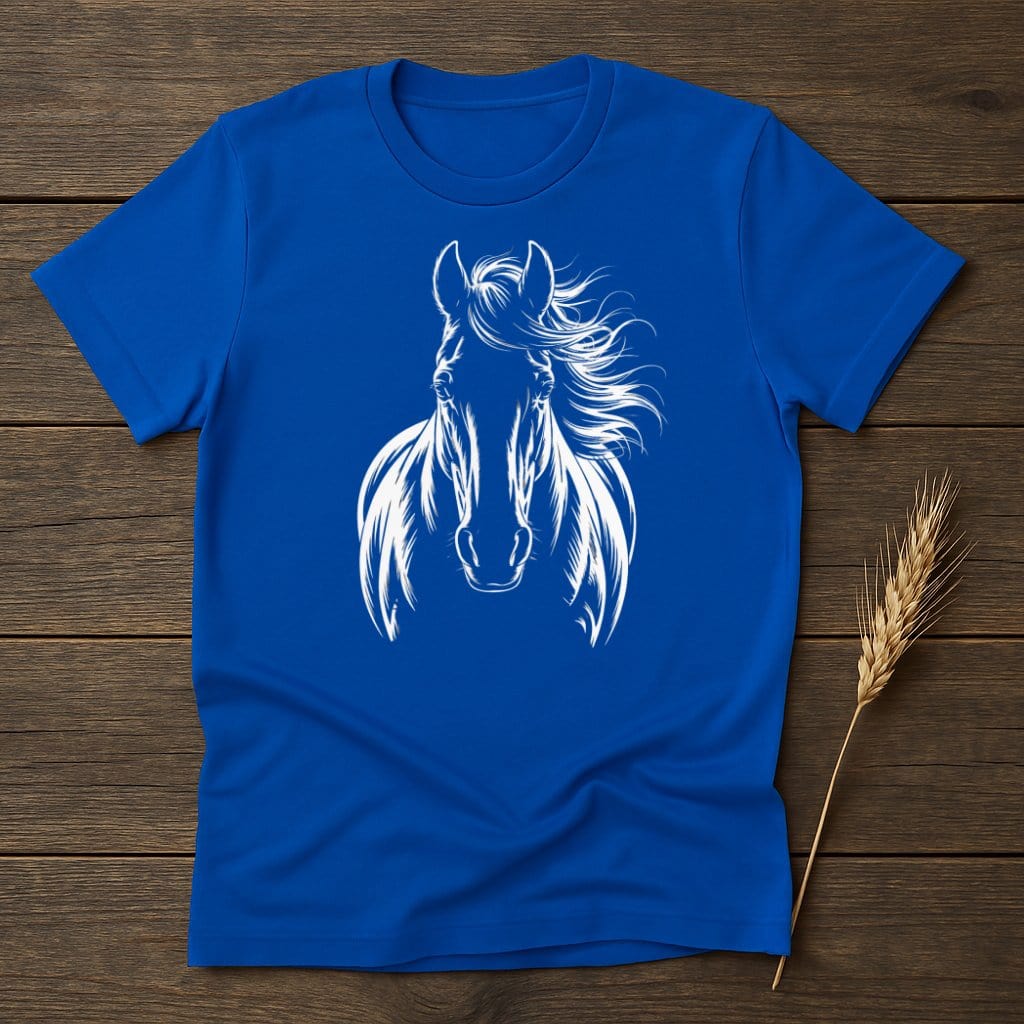 MyDesigns Silhouette Shirt S / Royal Stunning Horse T-Shirts