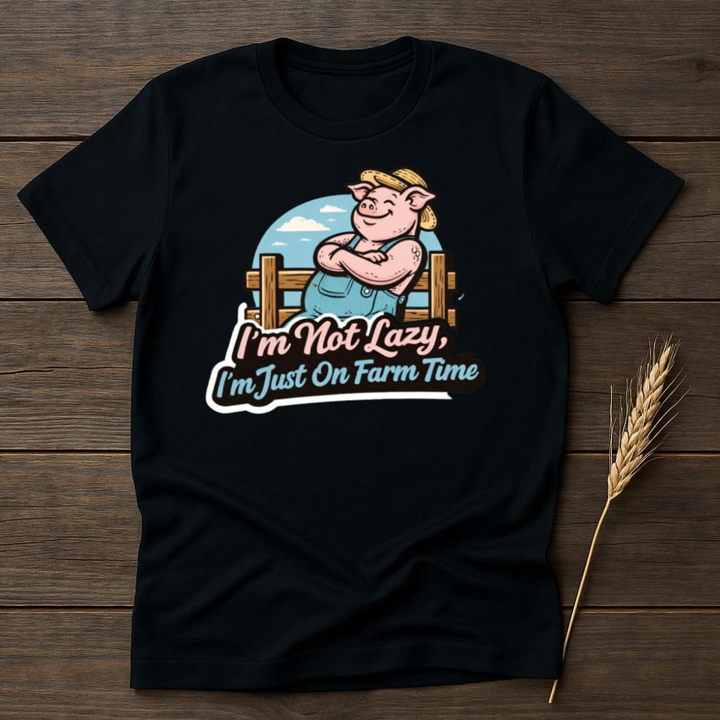 MyDesigns T-Shirt S / Black Farm Time Funny T-Shirt