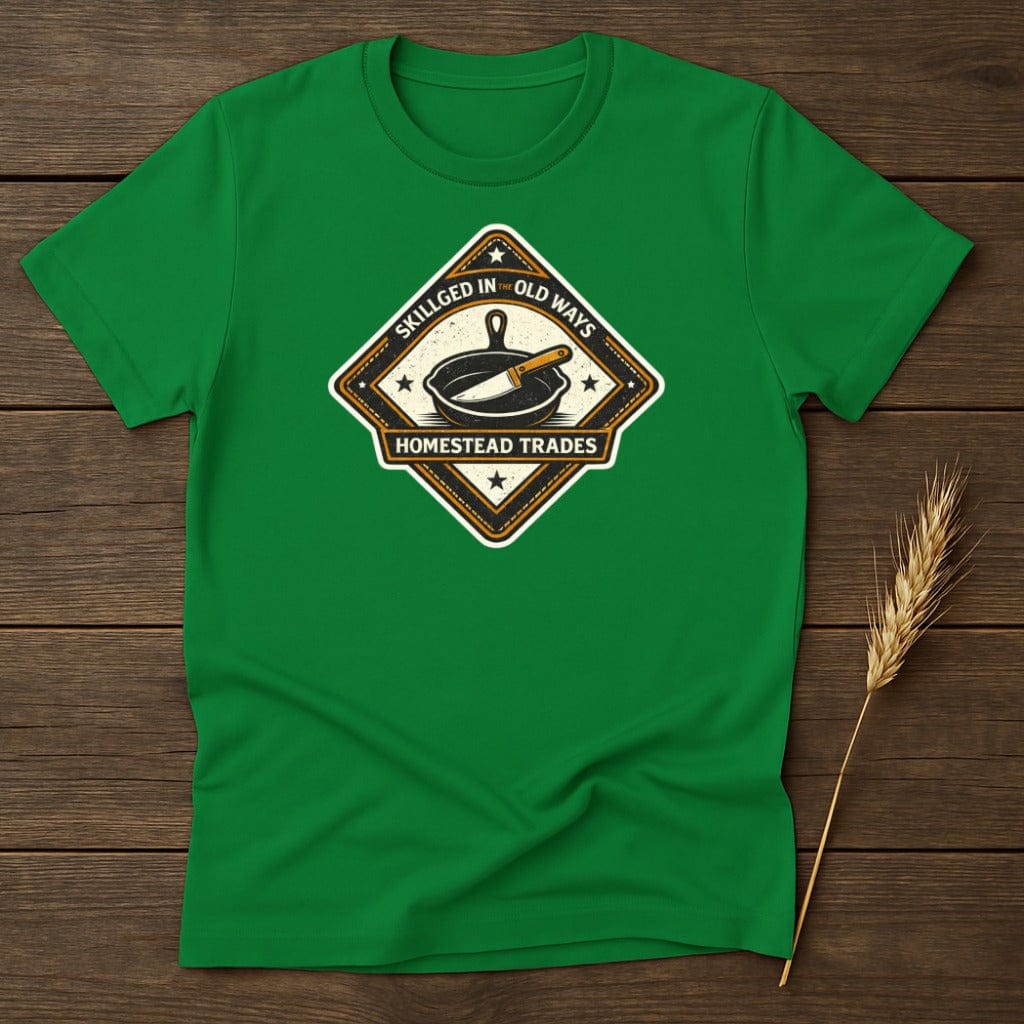 MyDesigns T-Shirt S / Irish Green Old Ways Skillged T-Shirt