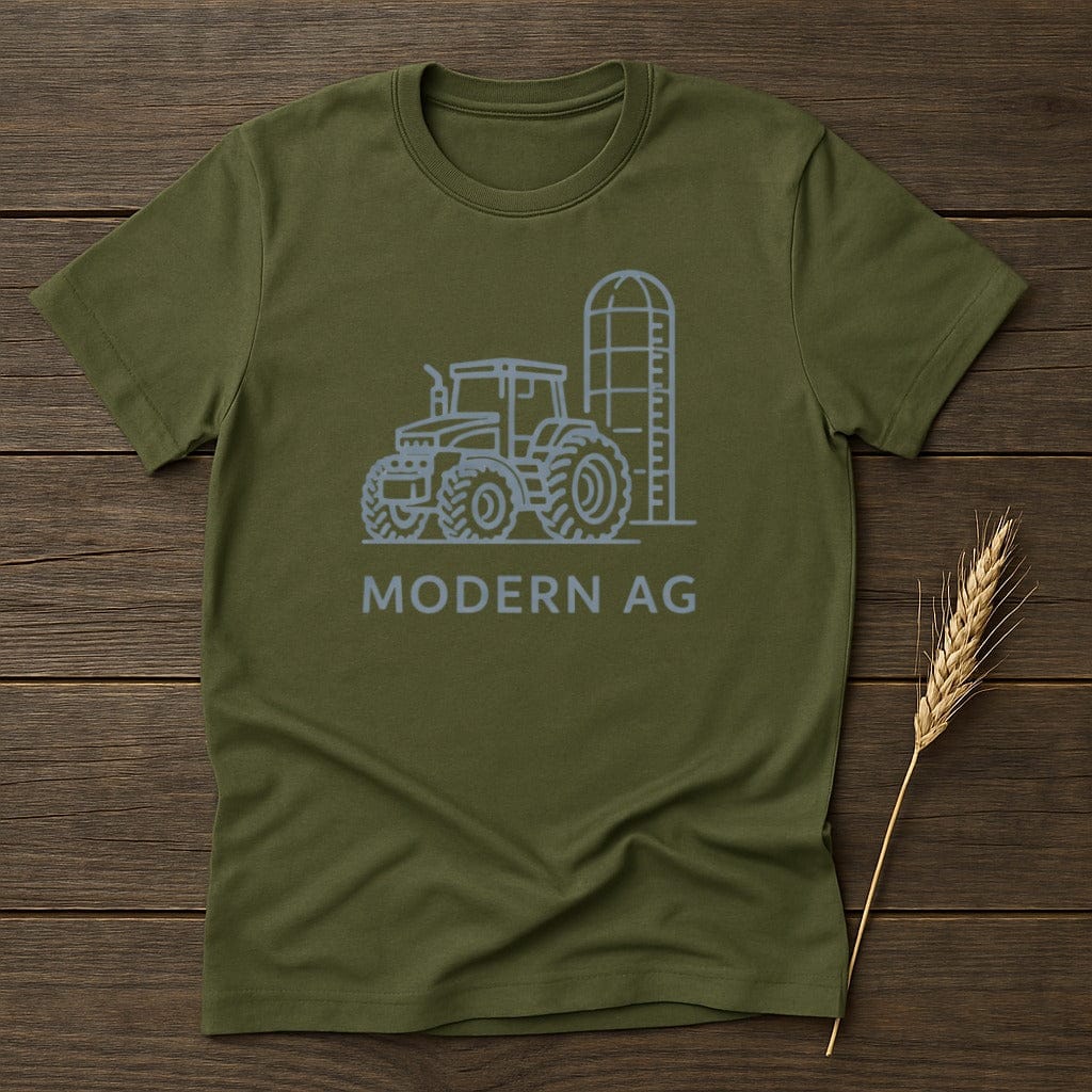 MyDesigns T-Shirt S / Military Green Modern Ag T-Shirt T-Shirt