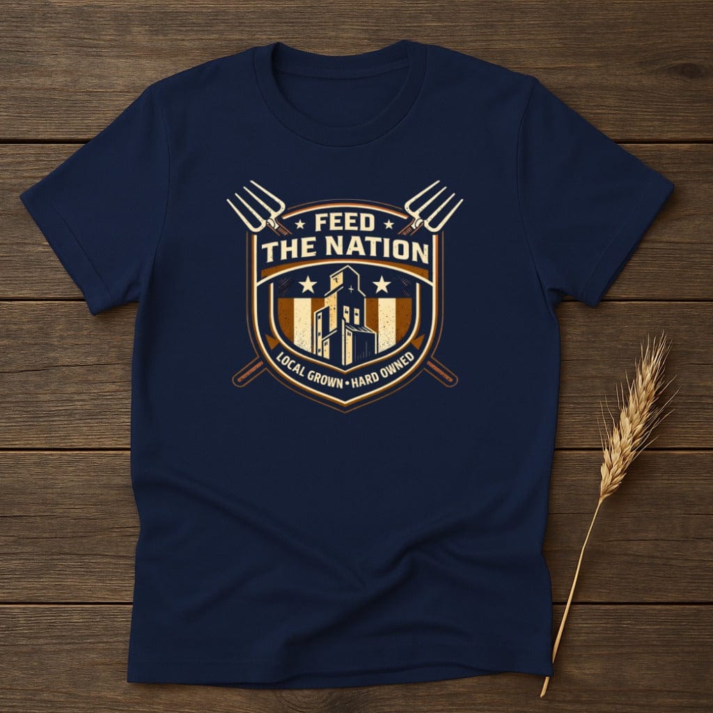 MyDesigns T-Shirt S / Navy Feed the Nation T-Shirt