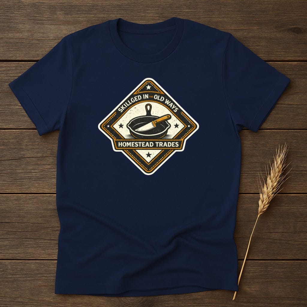 MyDesigns T-Shirt S / Navy Old Ways Skillged T-Shirt
