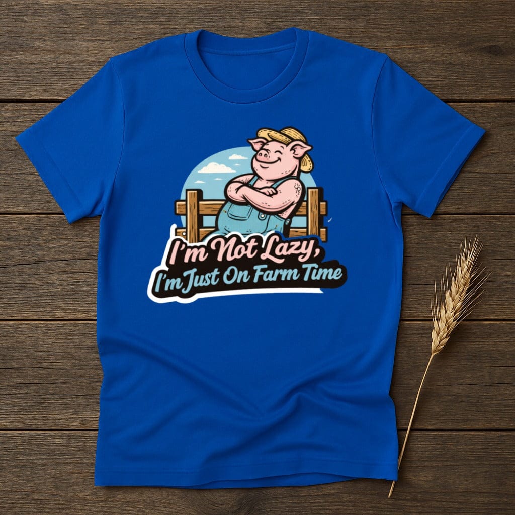 MyDesigns T-Shirt S / Royal Farm Time Funny T-Shirt