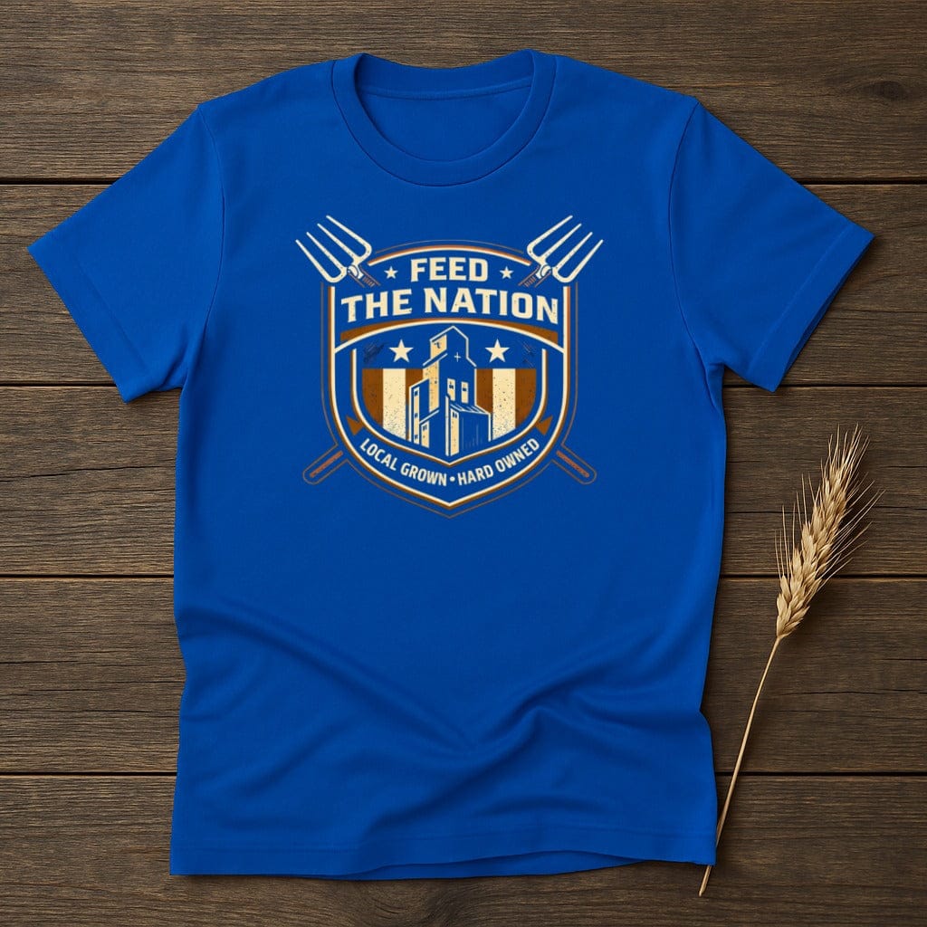 MyDesigns T-Shirt S / Royal Feed the Nation T-Shirt