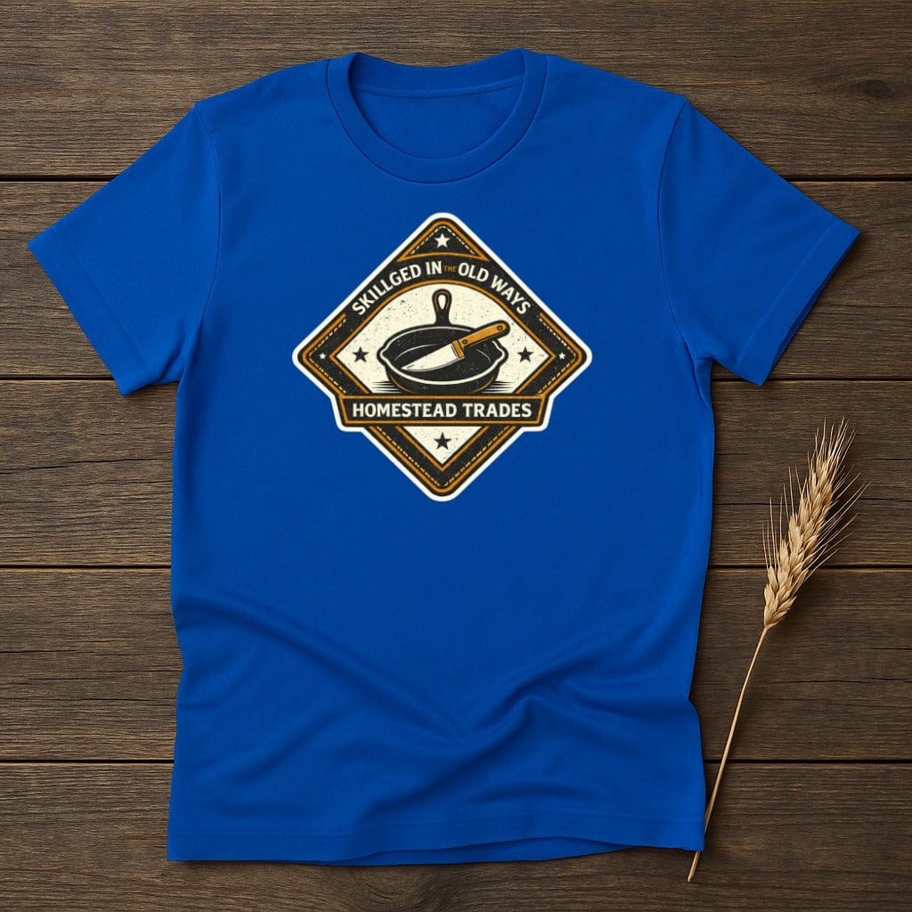 MyDesigns T-Shirt S / Royal Old Ways Skillged T-Shirt